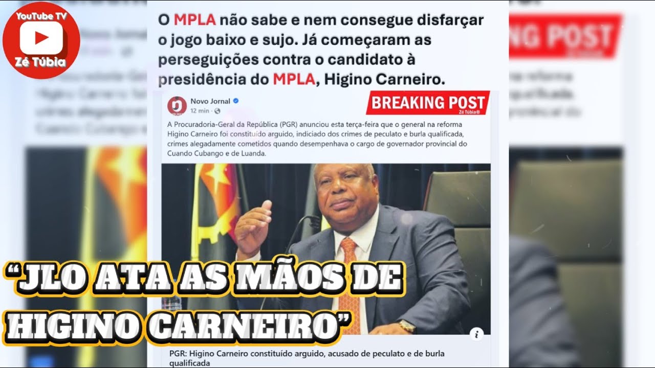 🎹🪘🎸🪗Música🥁 “JLO ATA AS MÃOS DE HIGINO CARNEIRO”🎧🎵🎼🎤— ©, Zé Túbia