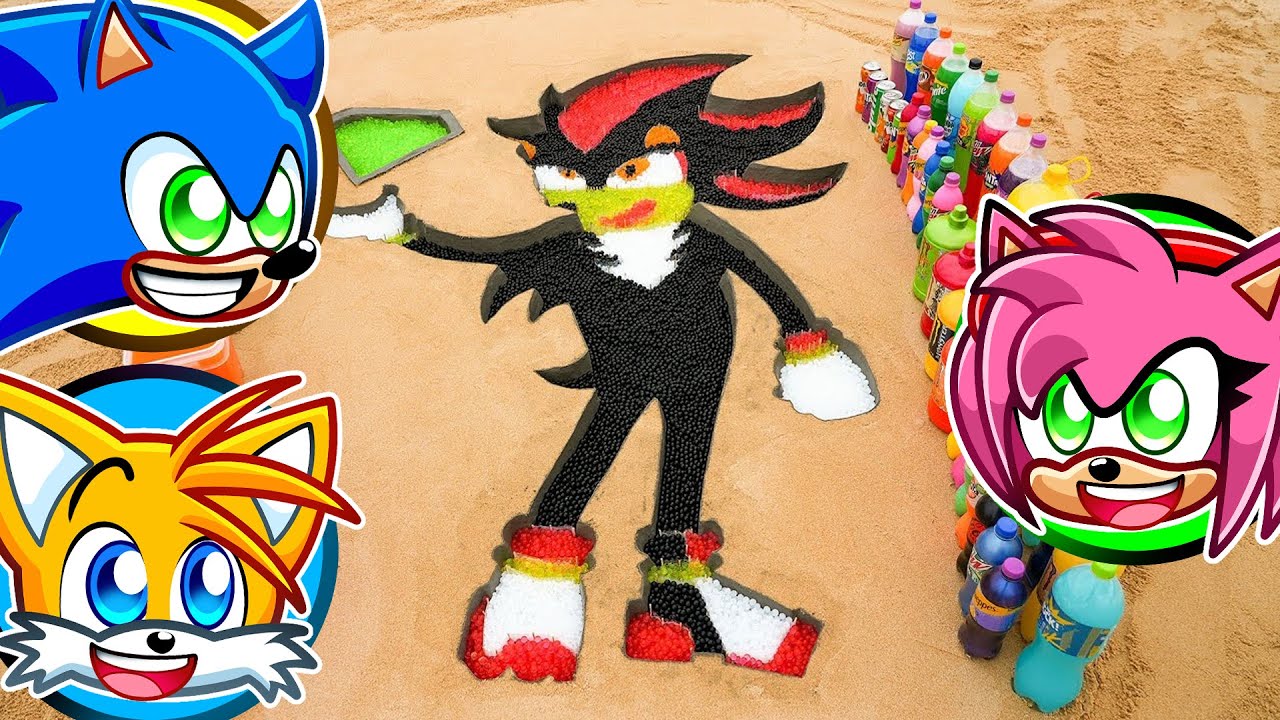 Turma Sonic REAGE ao Shadow de BOLINHAS E REFRIGERANTE!