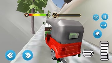 Tuk Tuk Mountain Snow City Driving Game || Tuk Tuk Auto Rickshaw Game || Kids Games || Rickshaw Taxi