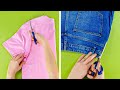 17 erstaunliche DIY Upcycling Ideen mit alter Kleidung ✂️👖👚🤩