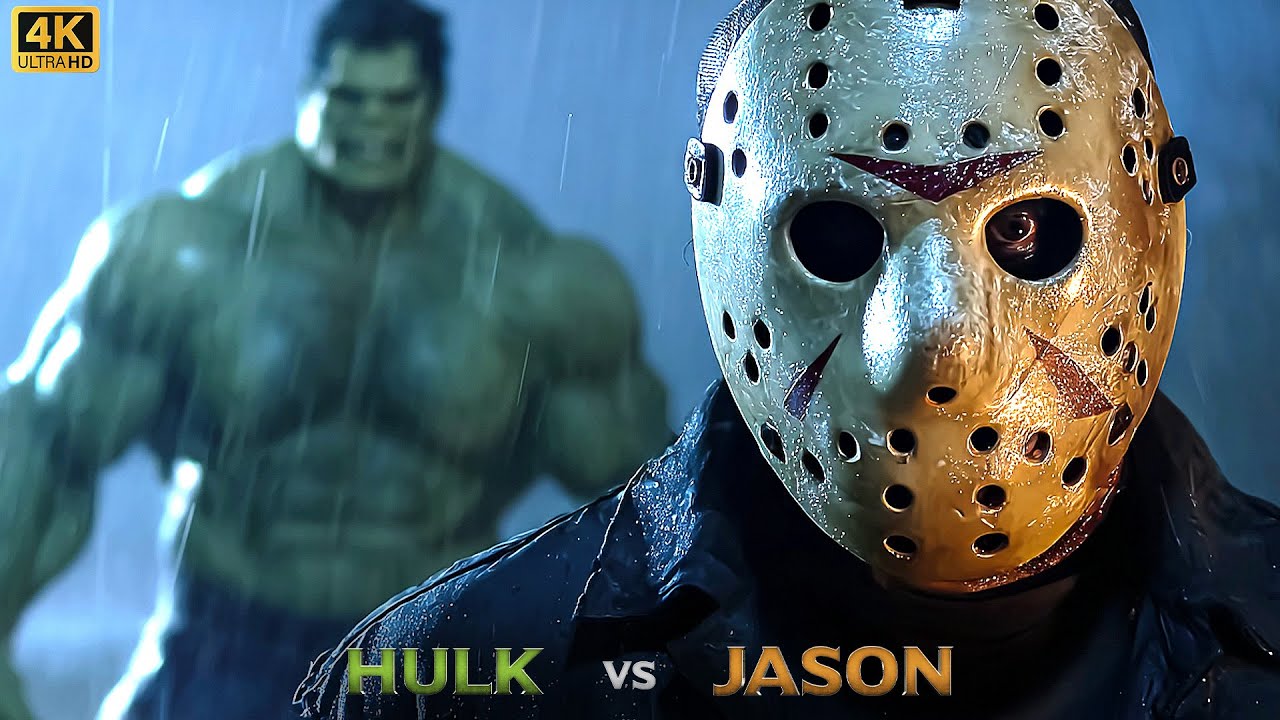 HULK vs JASON VOORHEES, an AI film by Doon Cinema
