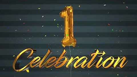 Balloon Numbers Countdown | After Effects template