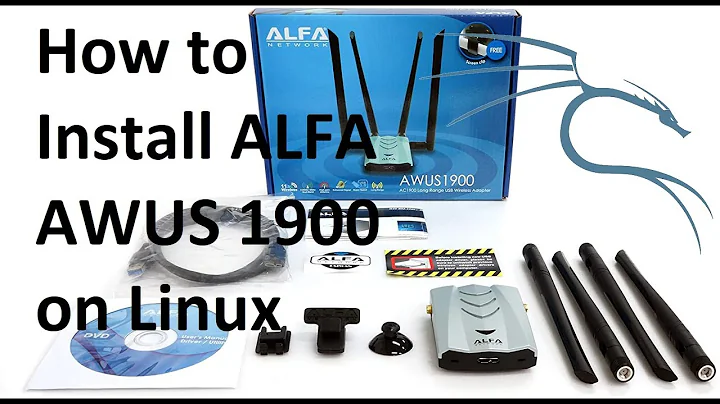 How to install rtl8814au realtek chipset driver on external wifi adapter Alfa AWUS1900 working 2021.