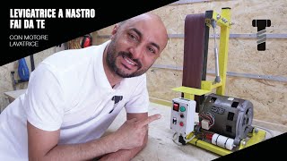 DIY belt sander with washing machine motor