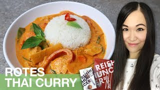 REZEPT: Rotes Thai Curry mit Hähnchen und Gemüse | thailändisch kochen
