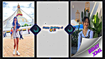 Happy Birthday🥳🎉 ||5MB+XML🦋|| ALIGHT MOTION VIDEO EDITING XML PRESET #SKYEDITZ #XML