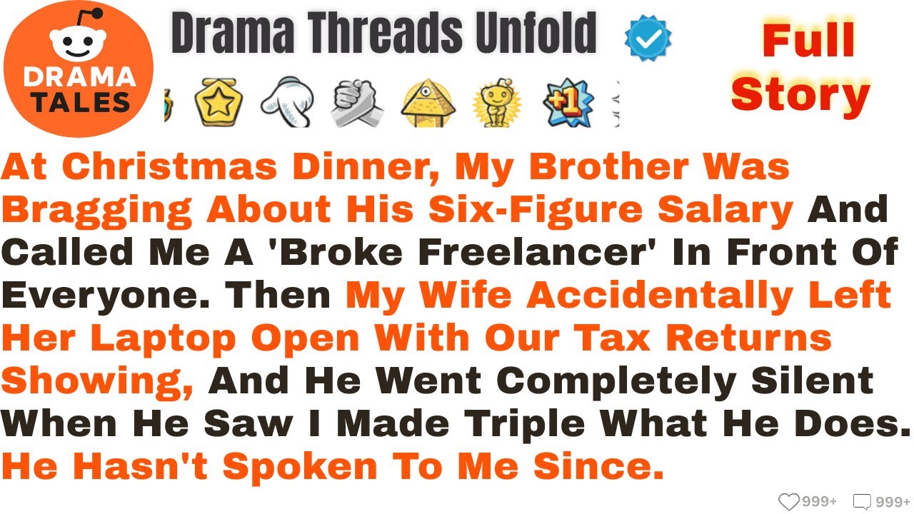 At Christmas Dinner, My Brother Was Bragging About His Six-Figure Salary... - Best Reddit Stories