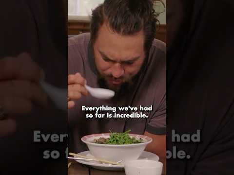 <strong>Jason</strong> Momoa ate Oxtail Soup <strong>with</strong> us!