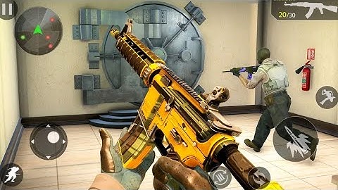 Bank Robbery SSG Shooting Game _ Android Gameplay #3