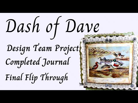 #dash_of_dave Design Team Project - Final Flip Through Of Massive Completed Journal