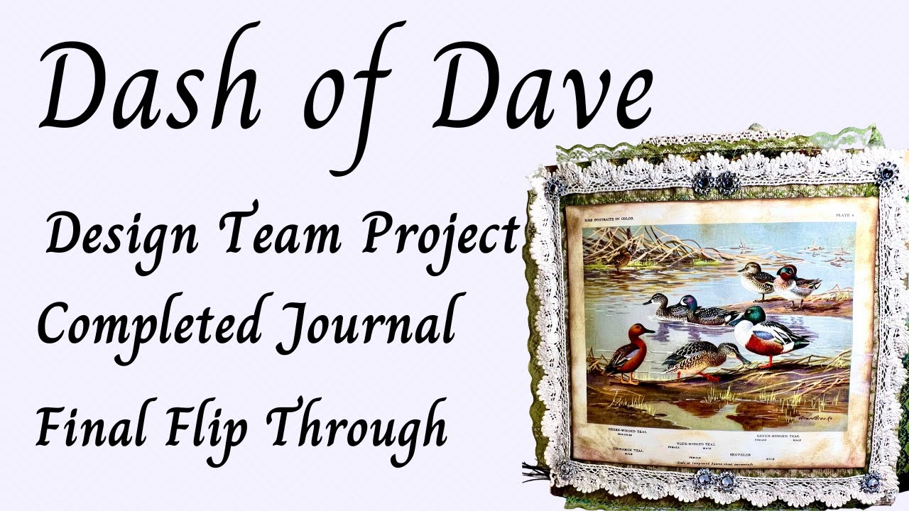 @dash_of_dave Design Team Project - Final Flip Through Of Massive Completed Journal