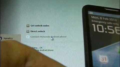 Unlock Motorola XT615 easy and fast with SigmaKey