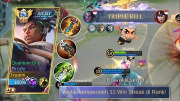 AUTO WIN STREAK! BEGINI CARA MASUK WAR PAKAI BRODY VERSI GW!