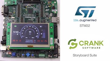 ST Microelectronics with Crank Software Storyboard | Hardware Accelerated with Sample GUI Demo