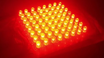 8 X 8 RGB Led Matrix Close up
