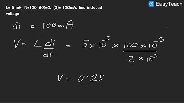 Inductors | Solved Examples | FE Prep