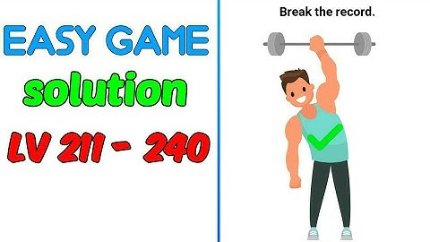 211 - 240 Easy Game Level Gameplay Walkthrough 🔥 | Level 211 to Level 240  Solution | Tap To Play