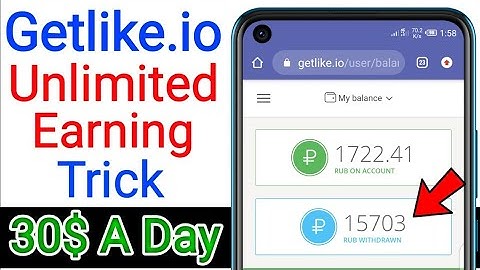 Online Earning In Pakistan by GetLike io Site || Earn $20 A Day ||increse TikTok like followers