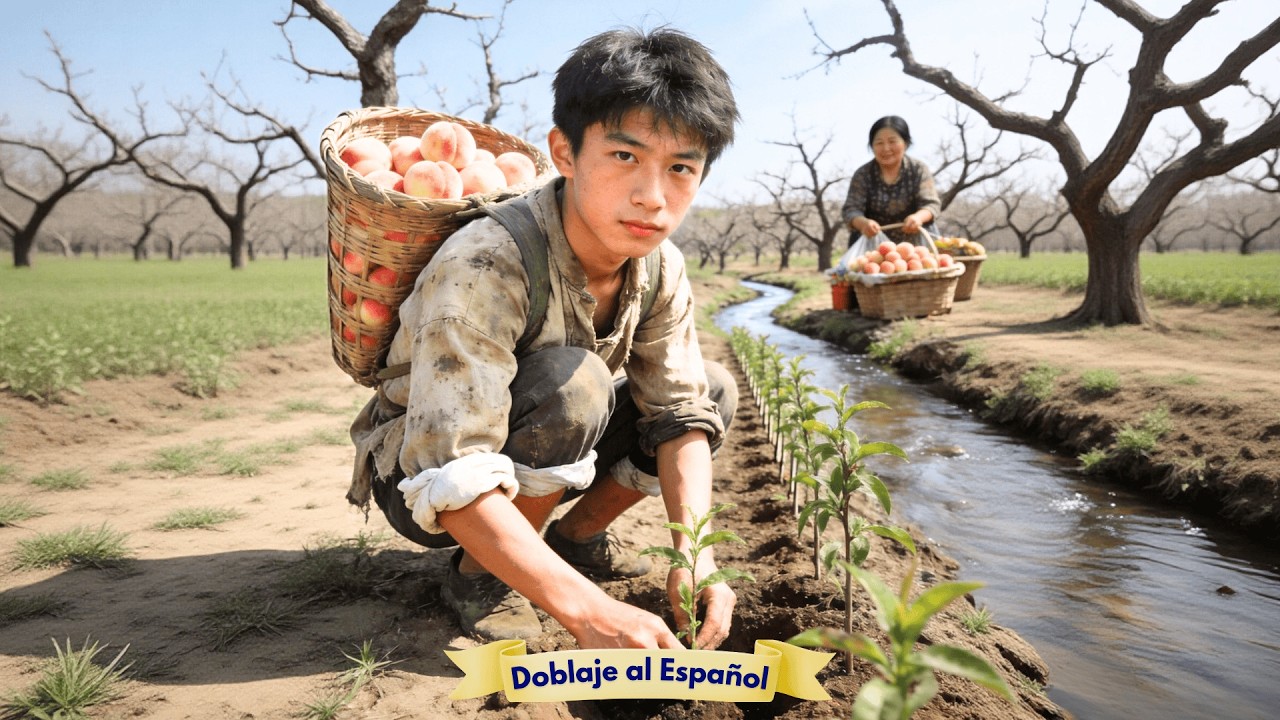 Trabajó 10 años sembrando duraznos con su aparente madre pobre… ¡y ella era la millonaria oculta!