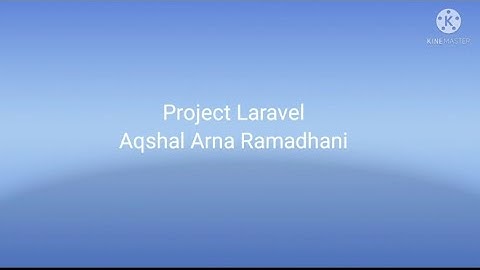 Project Laravel, Tugas Pemrograman Web Lanjut