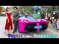 Turn an old Toyota 200 USD into a supercar 7,000,000 USD