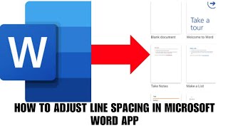 How to adjust line spacing in Microsoft Word App screenshot 4