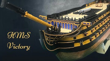 HMS VICTORY Model ship  # Build Montage Part 6