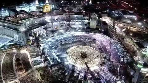 خشوع و تأثر عجيب للشيخ ماهر المعيقلي في ترتيل سورة  ق  من صلاة التراويح رمضان 1436