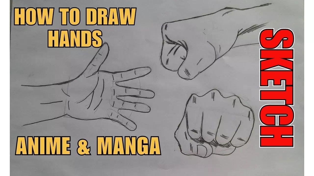 How to Draw Anime & Manga Hands Step by Step