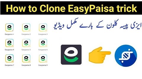 How to Clone EasyPaisa trick | Easypaisa clone karne ka tarika
