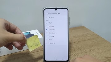 Galaxy A06 - Cách bật hoặc tắt rung khi nhận cuộc gọi