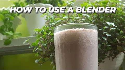 How to use a blender (Procedure Text) - Bahasa Inggris
