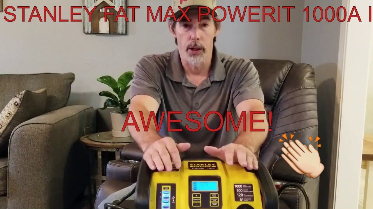 STANLEY FAT MAX POWERIT 1000A REVIEW YouTube