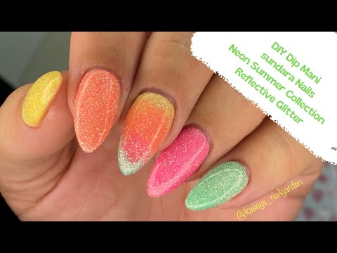 6 Bottles of Reflective Nail Glitter Powder, Nails DIY Bright Nail