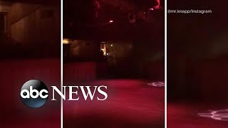 The newly-obtained cellphone video captured six seconds of eerie
silence after gunfire erupted at a bar in thousand oaks, california,
killing 12 people.