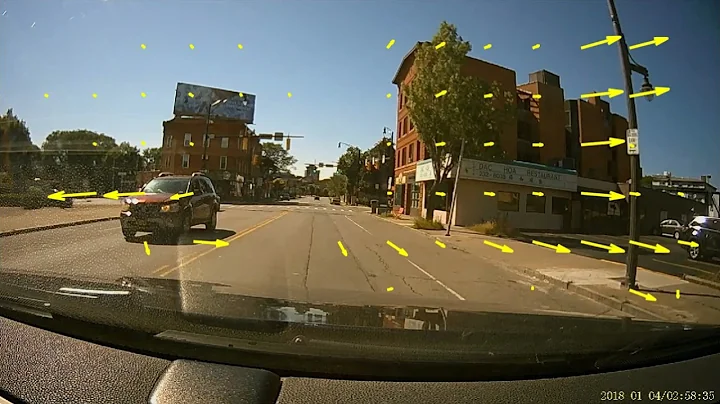 Dynamic optic flow from dash cam