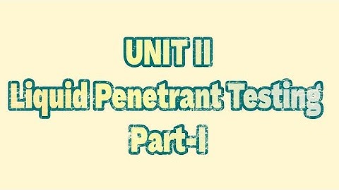 Liquid penetrant testing | LPI | #NDT #Mechanicalengineering