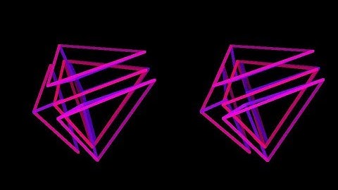 Cells-5-3d. Rotation in four-dimensional space. 4D. Fourth dimension. Hyperspace.