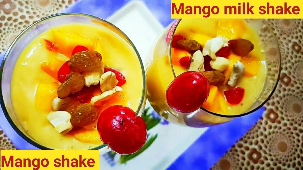 Mango shake recipe in Hindi Mango shake kaise banate hain YouTube