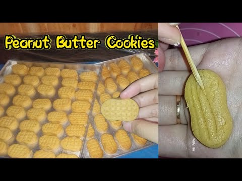 Kue kering lebaran peanut butter cookies |  Kue kacang pakai selai