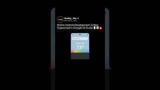 Native Android apps with AI now 🤯📱⚡Google AI Studio changes everything. #AI #Android