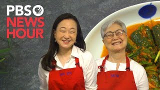 How to make cucumber kimchi using Min Jin Lee's family recipe