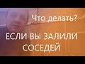 Что делать, если вы залили (затопили) соседей?