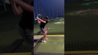 Topgolf at night hits different…..pun intended 😂