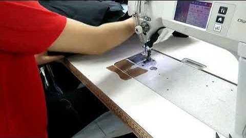 Ghim 2 đầu lót túi cạnh trên vào thân + Mí miệng túi dưới trước cải tiến   169s