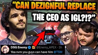 when TSM Verhulst \u0026 Reps TRIES OUT Dezignful as their *NEW* IGL in Pro League Scrims!