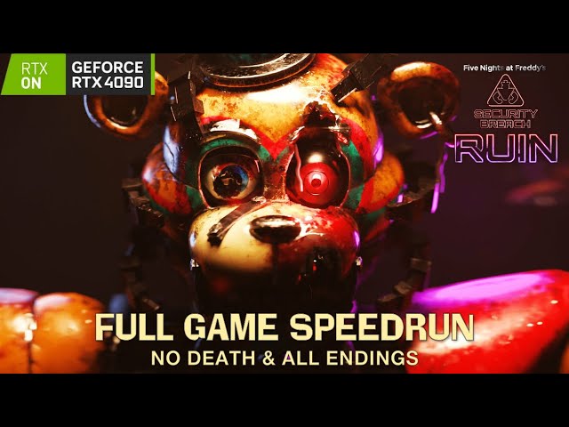 FNAF RUIN DLC FULL GAME (ALL ENDINGS)  Five Nights at Freddy's: Security  Breach 