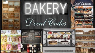 Bakery | Decal Codes| Work at a pizza place / Bloxburg