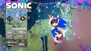 Sonic Frontiers DLC 2 | Open Zone Challenge Kronos Island (S Ranks)