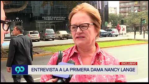 Entrevista a primera dama Nancy Lange